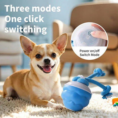 Motion-Activated Interactive Dog Toy - Squeaky Rolling Ball for Daily Training, Ideal for Small Dogs and Cats, Pet Accessories (2.95 x 2.95 x 4.33 Inches)