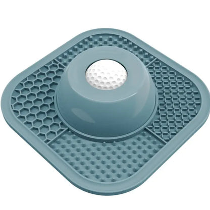 Pawlove Slow Feeder Dog Bowl for Liquid Treats with Anti-Slip Design and Entertained Ball-In, Ideal for Bone Broth and Yogurt, Suitable for All Breed Sizes, Dietary Supplement and Post-Operative Nutrition Accessory