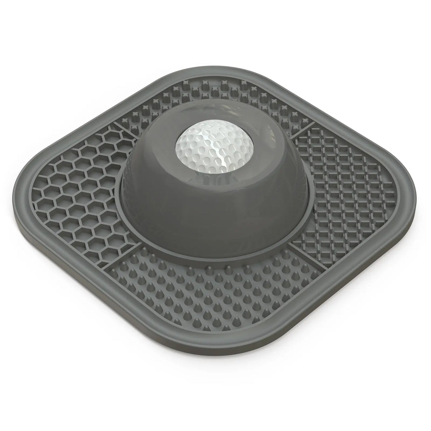 Pawlove Slow Feeder Dog Bowl for Liquid Treats with Anti-Slip Design and Entertained Ball-In, Ideal for Bone Broth and Yogurt, Suitable for All Breed Sizes, Dietary Supplement and Post-Operative Nutrition Accessory