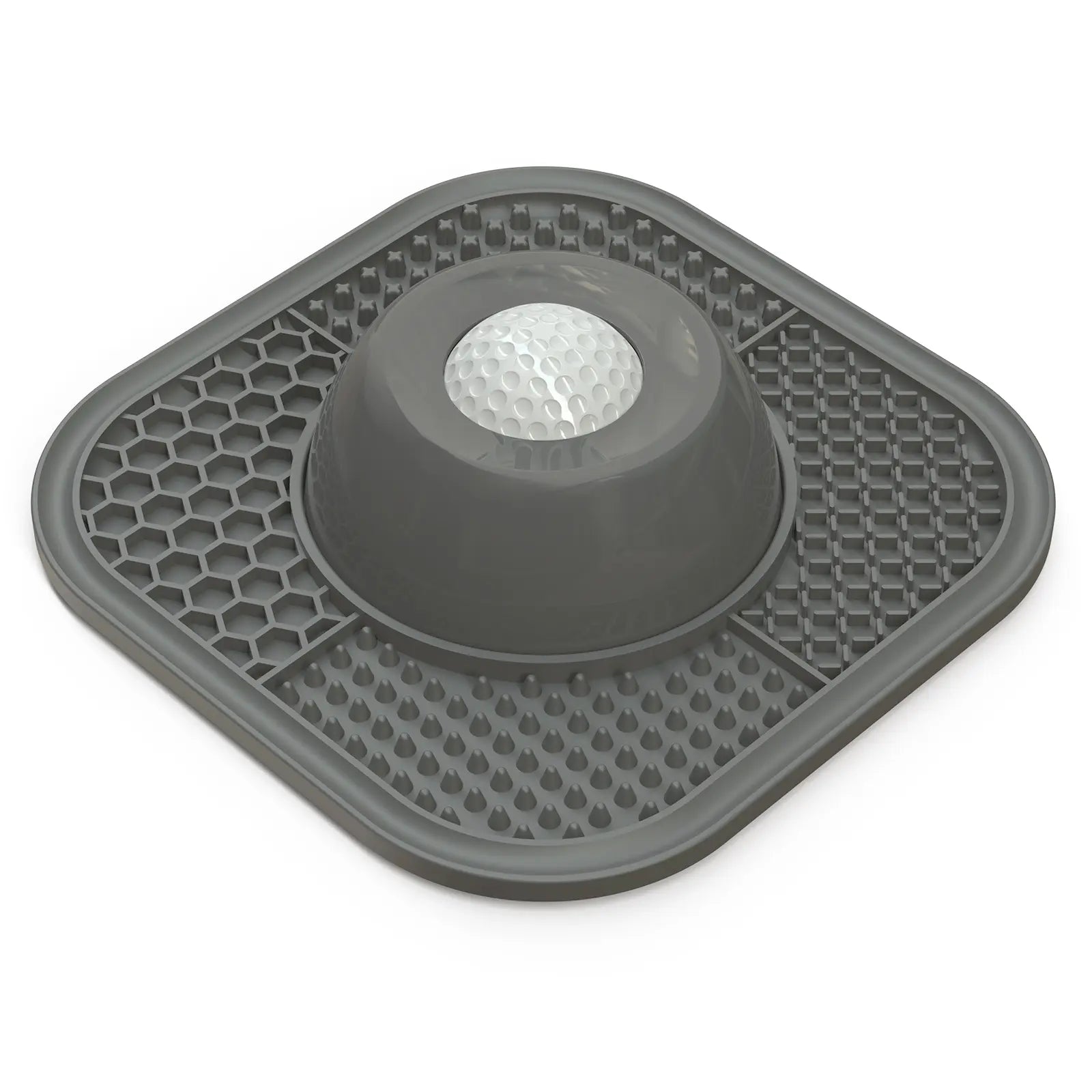 Pawlove Slow Feeder Dog Bowl for Liquid Treats with Anti-Slip Design and Entertained Ball-In, Ideal for Bone Broth and Yogurt, Suitable for All Breed Sizes, Dietary Supplement and Post-Operative Nutrition Accessory
