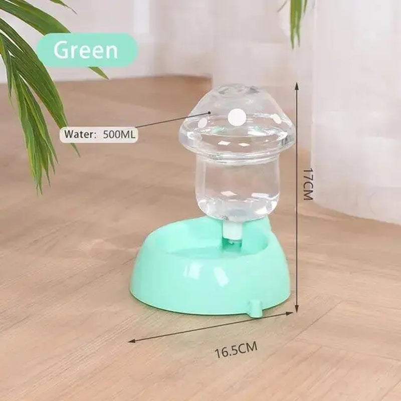 SmartPaws 1.8L Automatic Pet Feeder with Anti-Tipping Mushroom Bowl Design