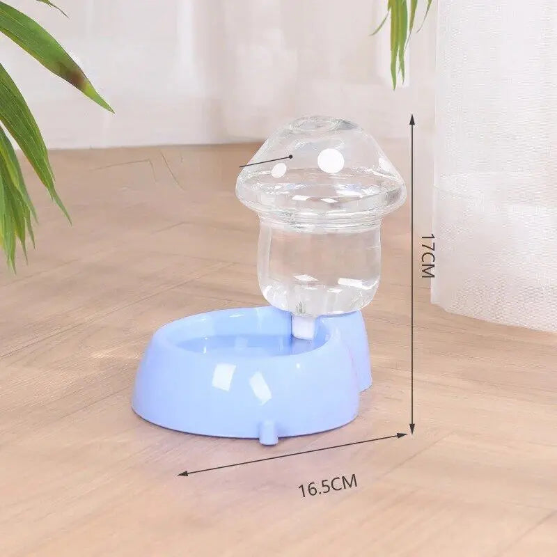 SmartPaws 1.8L Automatic Pet Feeder with Anti-Tipping Mushroom Bowl Design