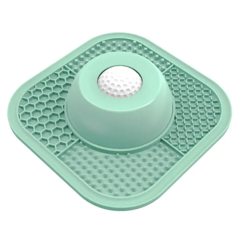 Pawlove Slow Feeder Dog Bowl for Liquid Treats with Anti-Slip Design and Entertained Ball-In, Ideal for Bone Broth and Yogurt, Suitable for All Breed Sizes, Dietary Supplement and Post-Operative Nutrition Accessory