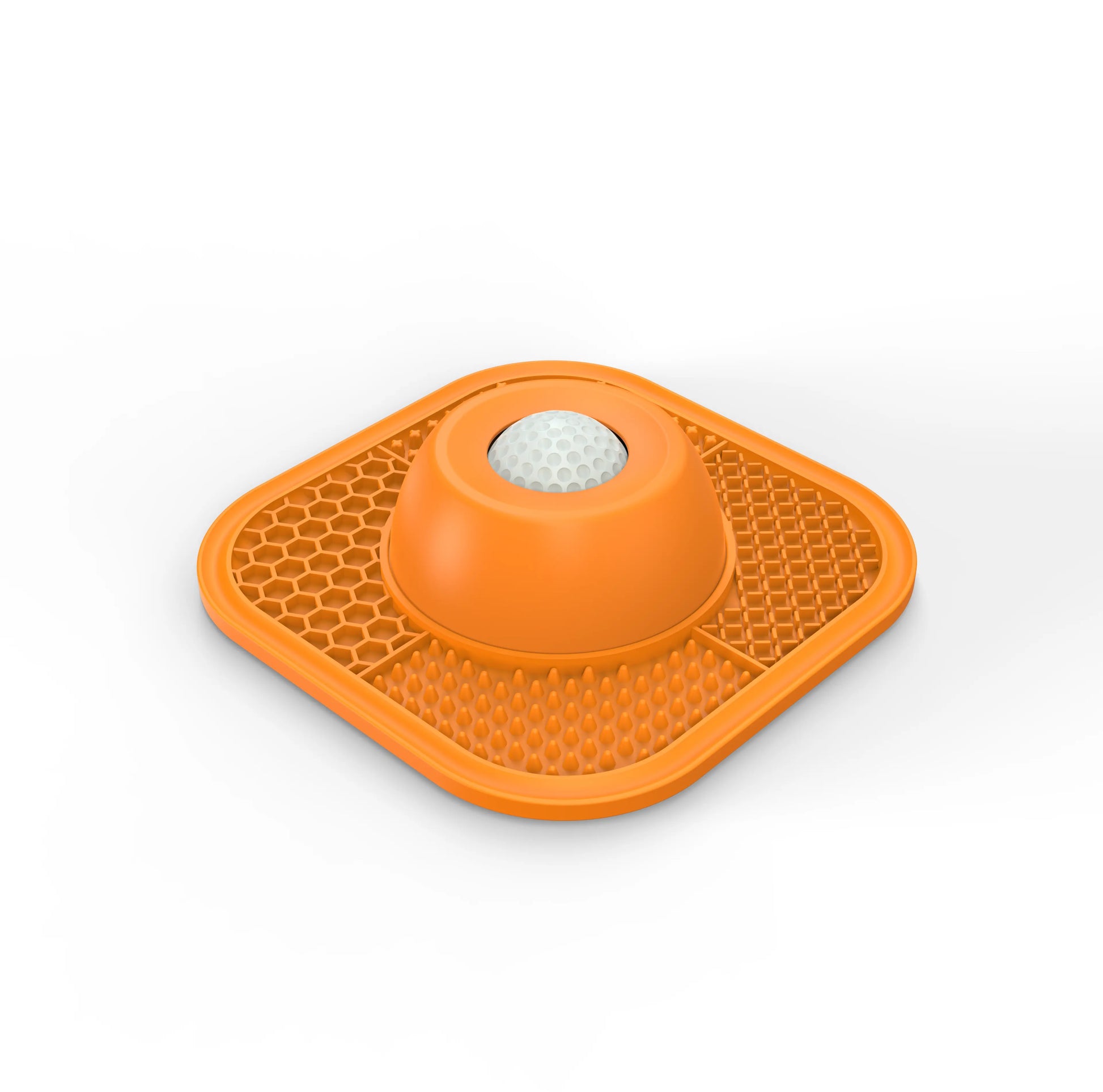 Pawlove Slow Feeder Dog Bowl for Liquid Treats with Anti-Slip Design and Entertained Ball-In, Ideal for Bone Broth and Yogurt, Suitable for All Breed Sizes, Dietary Supplement and Post-Operative Nutrition Accessory