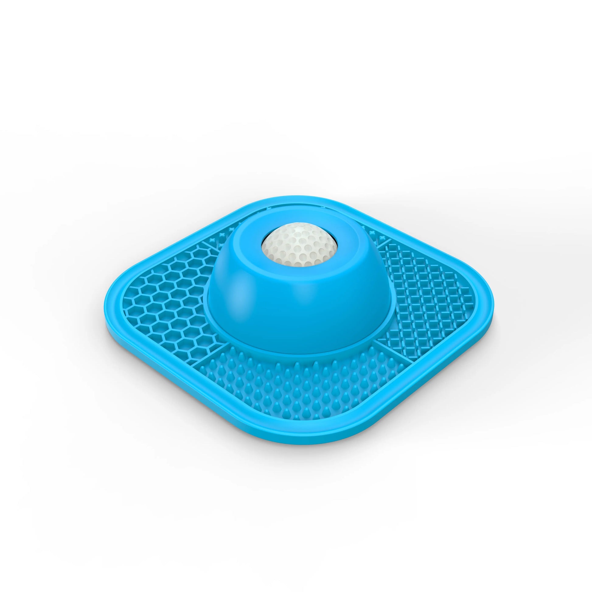 Pawlove Slow Feeder Dog Bowl for Liquid Treats with Anti-Slip Design and Entertained Ball-In, Ideal for Bone Broth and Yogurt, Suitable for All Breed Sizes, Dietary Supplement and Post-Operative Nutrition Accessory