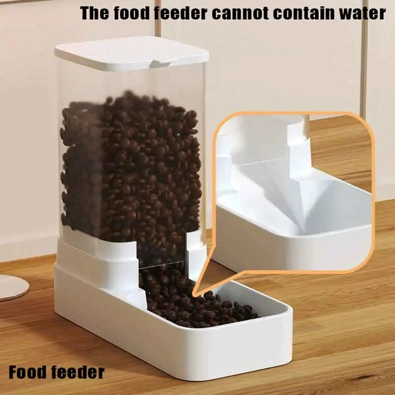 Large Capacity Automatic Pet Food and Water Dispenser for Dogs and Cats - Summer Collection