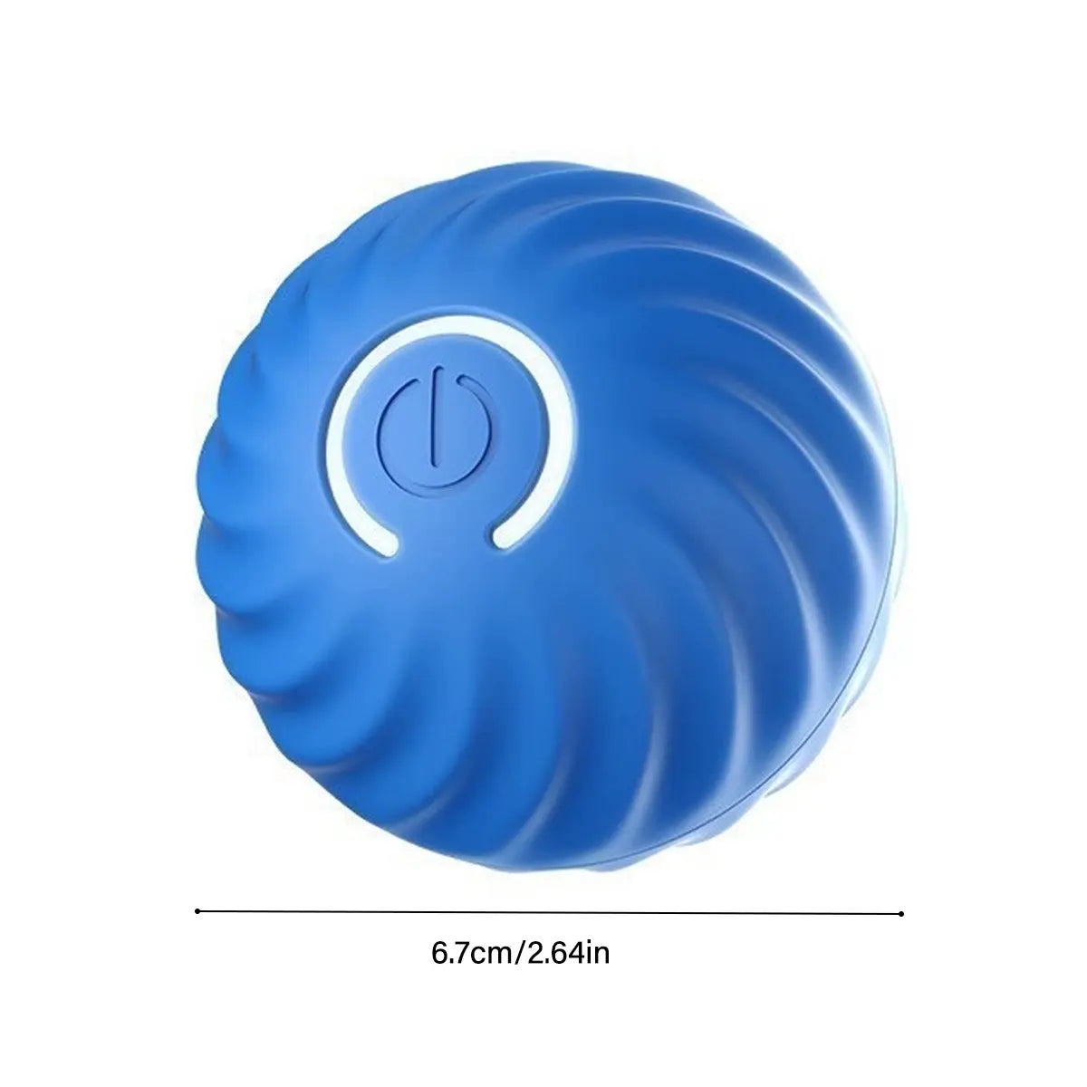 Motion-Activated Interactive Dog Toy - Squeaky Rolling Ball for Daily Training, Ideal for Small Dogs and Cats, Pet Accessories (2.95 x 2.95 x 4.33 Inches)