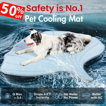 Vagascape Eco-Friendly Cooling Pet Mat - Ultimate Comfort for Dogs & Cats, Perfect for Summer Adventures and Indoor Relaxation