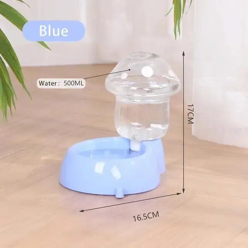 SmartPaws 1.8L Automatic Pet Feeder with Anti-Tipping Mushroom Bowl Design