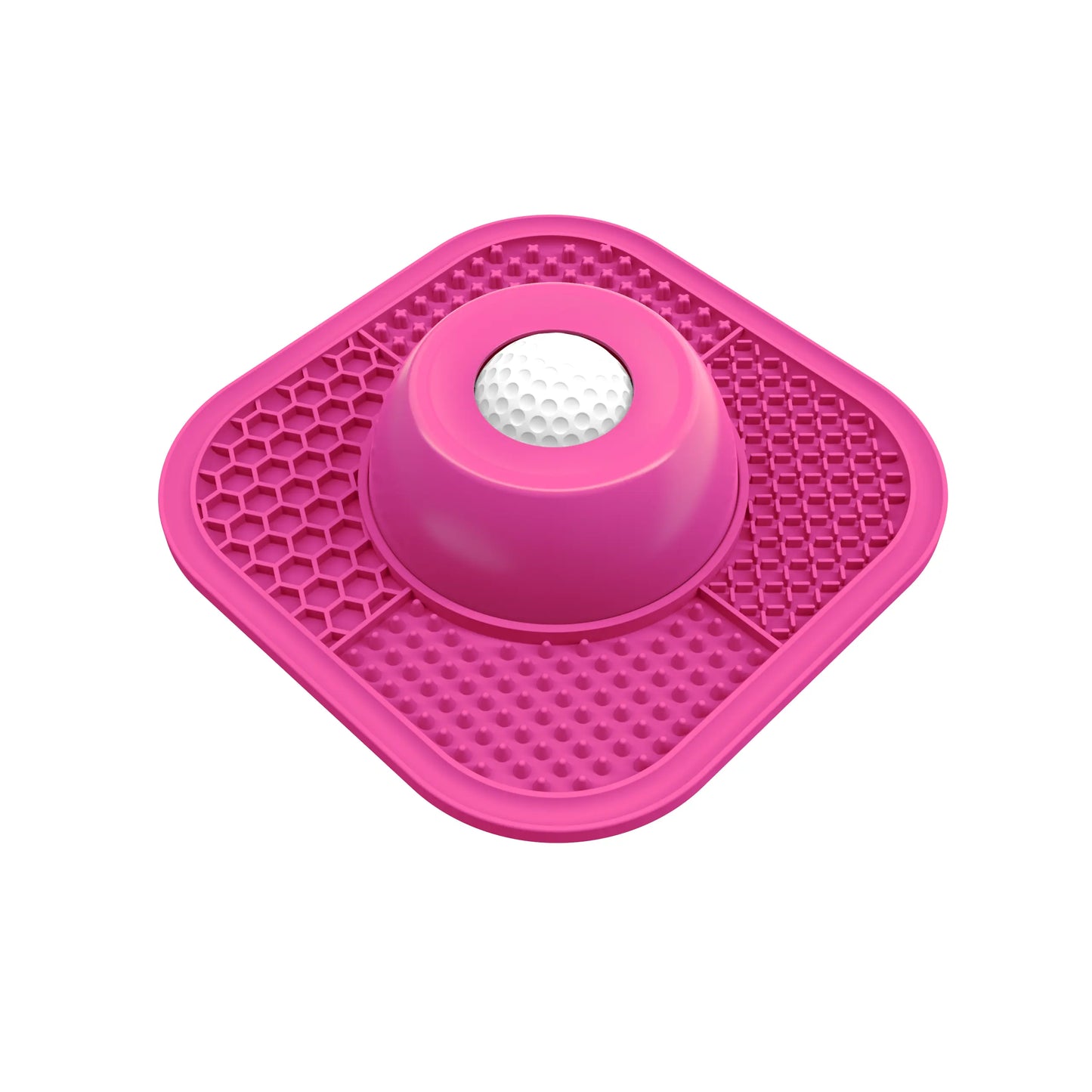 Pawlove Slow Feeder Dog Bowl for Liquid Treats with Anti-Slip Design and Entertained Ball-In, Ideal for Bone Broth and Yogurt, Suitable for All Breed Sizes, Dietary Supplement and Post-Operative Nutrition Accessory