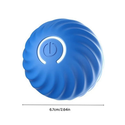 Motion-Activated Interactive Dog Toy - Squeaky Rolling Ball for Daily Training, Ideal for Small Dogs and Cats, Pet Accessories (2.95 x 2.95 x 4.33 Inches)